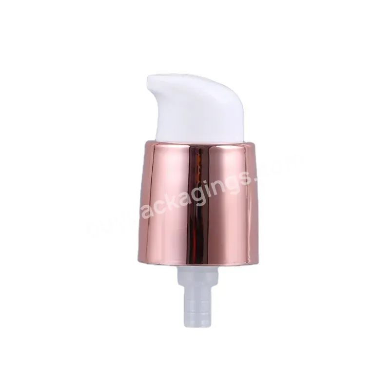 Custom 20/410 Rose Gold Vacuum Pump Cosmetic Facial Care Cream Liquid Lotion Screw Pump - Buy Wholesale Manufacture Made 18 / 410 18 / 415 18mm Plastic Cream Treatment Foundation Pump,18/410 20/410 Treatment Pump And Cream Pump For Cosmetic Package,G