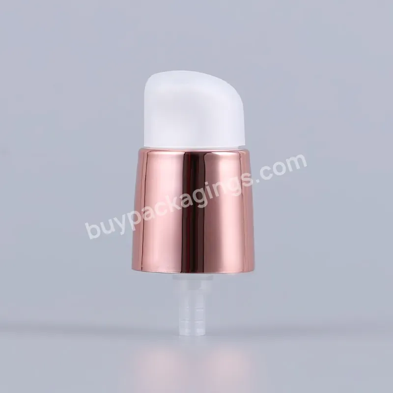 Custom 20/410 Rose Gold Vacuum Pump Cosmetic Facial Care Cream Liquid Lotion Screw Pump - Buy Wholesale Manufacture Made 18 / 410 18 / 415 18mm Plastic Cream Treatment Foundation Pump,18/410 20/410 Treatment Pump And Cream Pump For Cosmetic Package,G