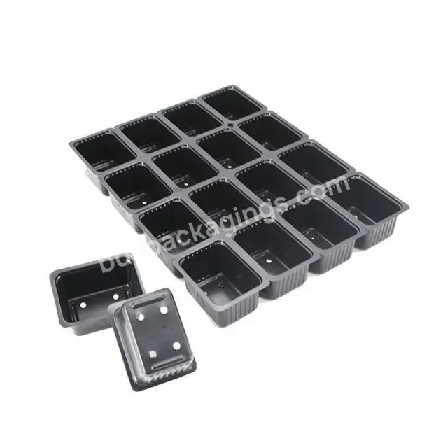 Custom 21 28 32 50 72 98 105 200 Holes Seedling Plastic Seed Growing Tray Plant Seeding Trays