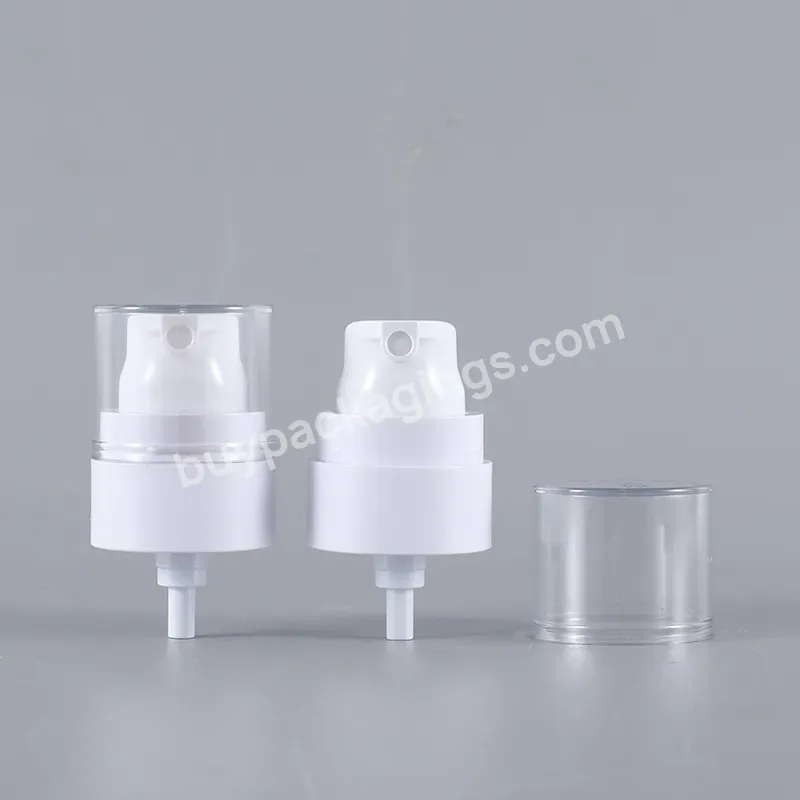 Custom 24/410 28/410 Pp Plastic Cosmetic Liquid Soap Cream Pump Dispenser Bottle Pump With Cover