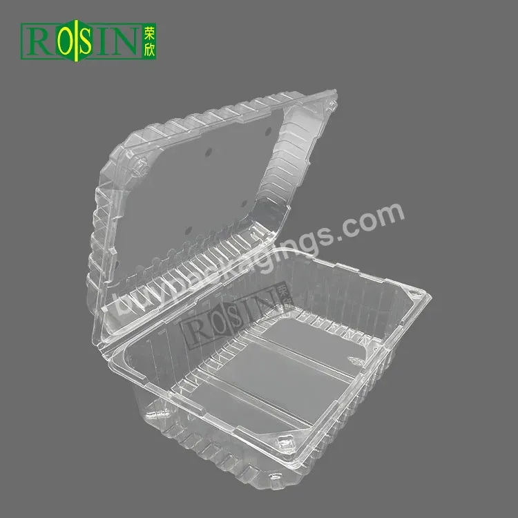 Custom 250g Clear Disposable Apple Fresh Cut Fruit Mulberry Blister Clamshell Fruit Plastic Packing Container