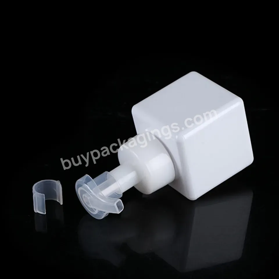 Custom 250ml 450ml 650ml Petg Plastic Packaging Square Liquid Soap Lotion Dispenser Foam Bottle