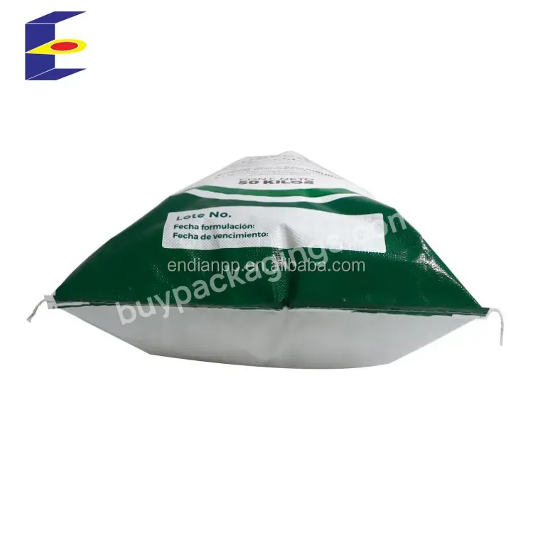 Custom 25kg/50kg Polypropylene Pp Laminated Woven Soil Bag For Feed Urea Fertilizer Chemicals