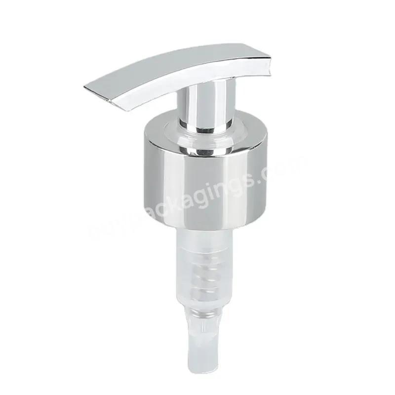 Custom 28/410 Uv Silver Shampoo Lotion Pump Hand Wash Gel Liquid Soap Dispenser For Hotel