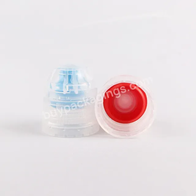 Custom 28mm Pco 1810 Plastic Bottle Flip Top Cap Sport Water Cap Drinking Beverage Bottle Flip Top Lid With Silicone Valve