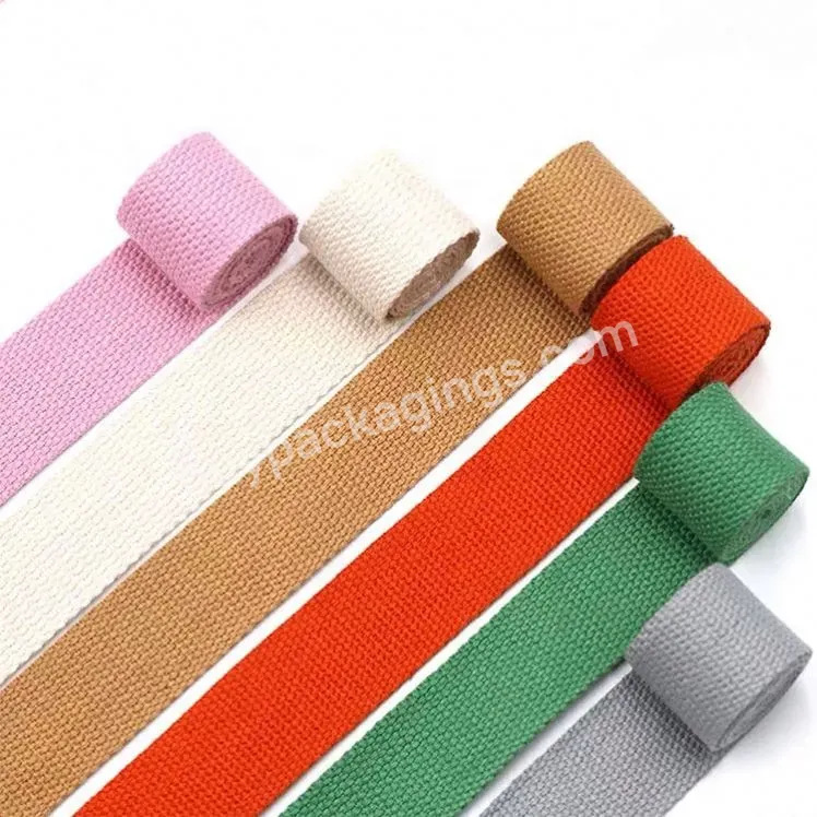 Custom 3 Inch Wide Cotton Webbing Strap Natural With Logo - Buy Cotton Webbing Strap Natural,3 Inch Wide Cotton Webbing,Cotton Webbing With Logo.