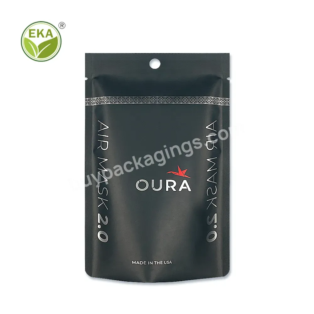 Custom 3 Side Seal Flat Pouch Heat Seal Aluminum Foil Bag For Food Packaging