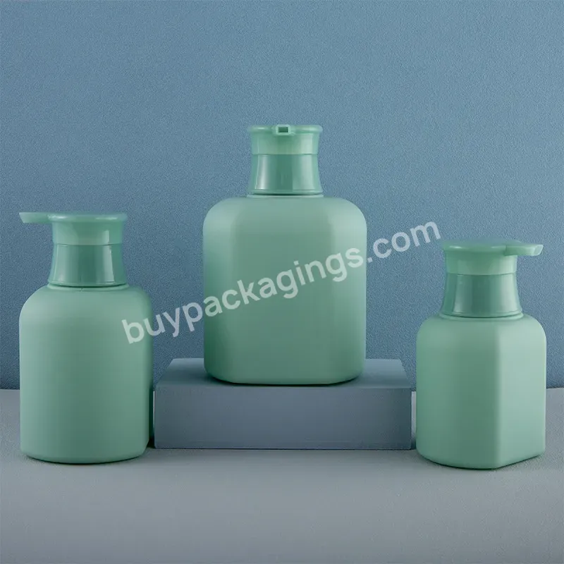 Custom 300ml 500ml 750ml Hdpe Plastic Separate Shampoo Water Bottle Body Wash Press Empty Bottle