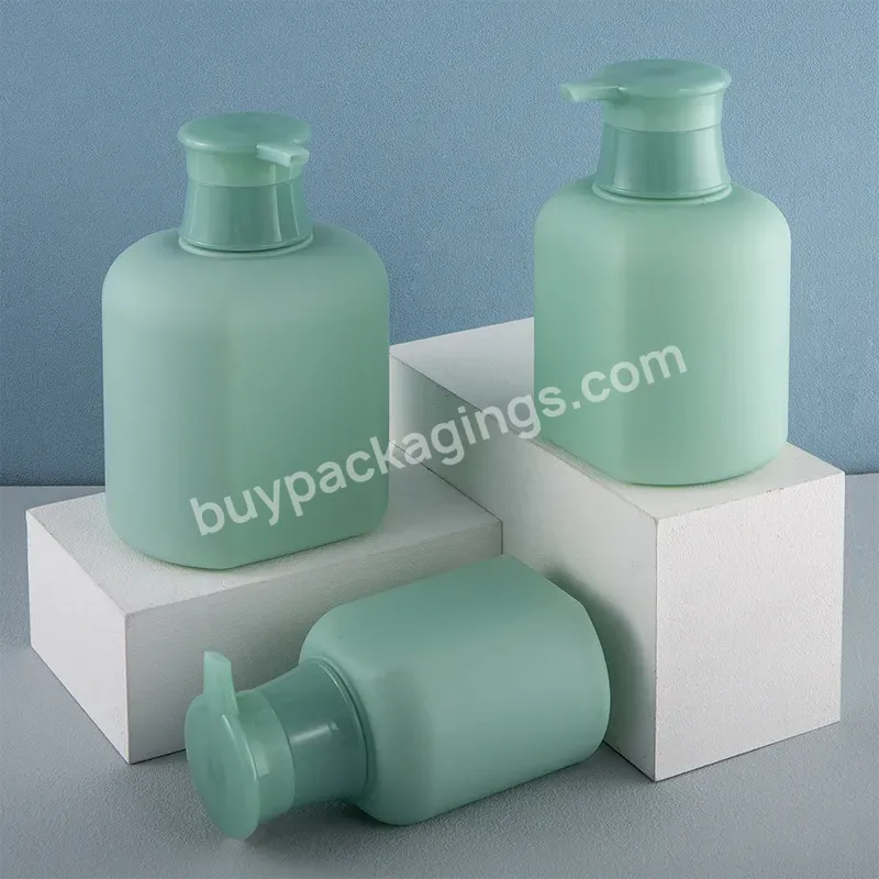 Custom 300ml 500ml 750ml Hdpe Plastic Separate Shampoo Water Bottle Body Wash Press Empty Bottle