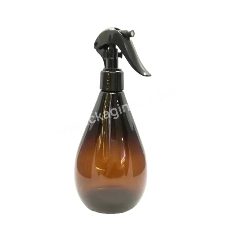 Custom 300ml 500ml Pet Fine Spray Plastic Trigger Mist Spray Bottle For Plant Mister Garden Watering Air Freshener Cleaning