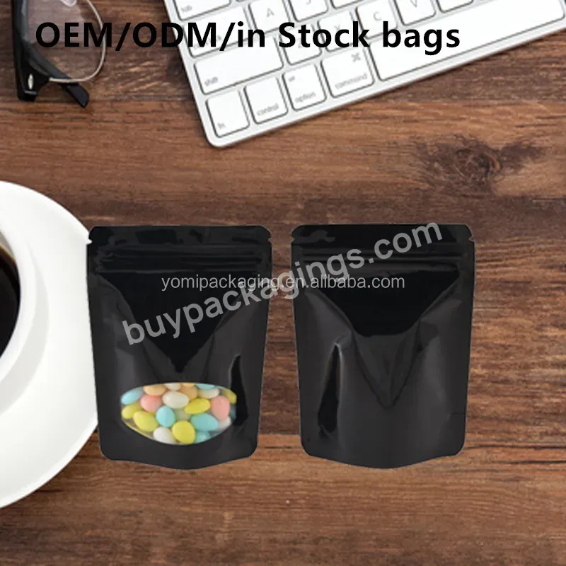 Custom 3.5g Smell Proof Mylar Bags With Zipper