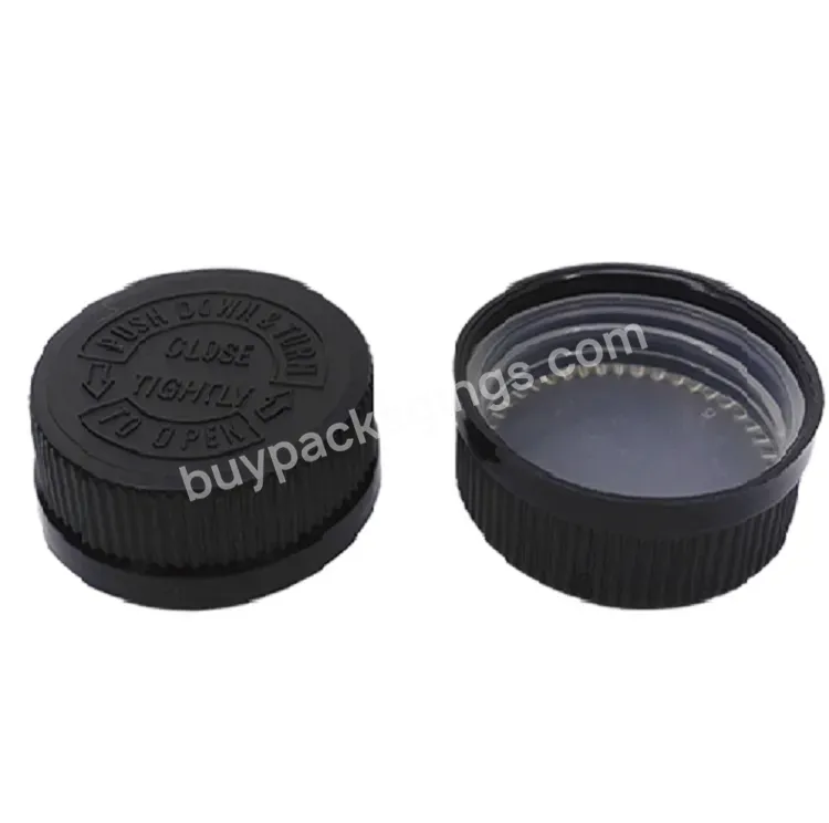 Custom 38mm 30mm 28mm 24mm 20mm 15mm Wholesale Plastic Screw Seal Up Non Spill Child Proof Cap Crc Lid For Medicine Bottle