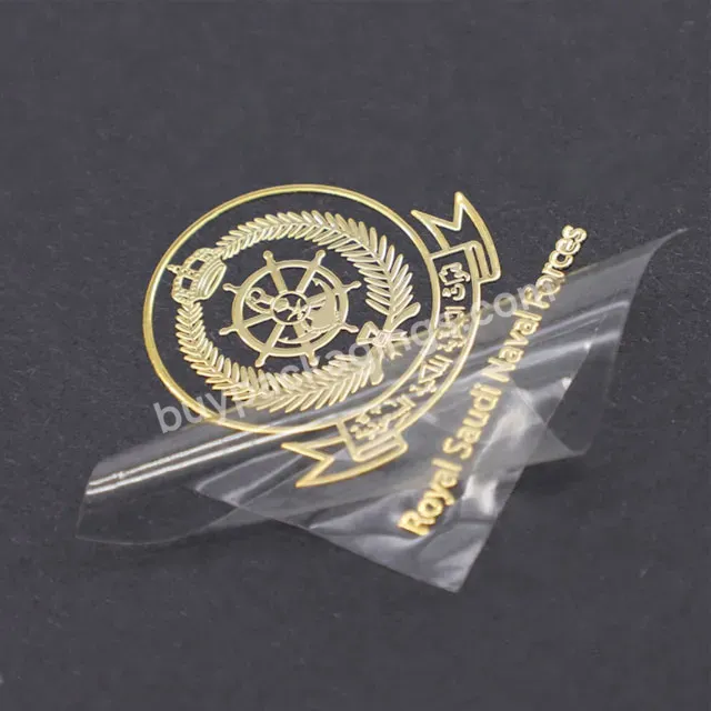 Custom 3d Print Metal Transfer Sticker Luxury Gold Silver Foil Embossed Logo For Bags Box Bottle Cup Or Other Else