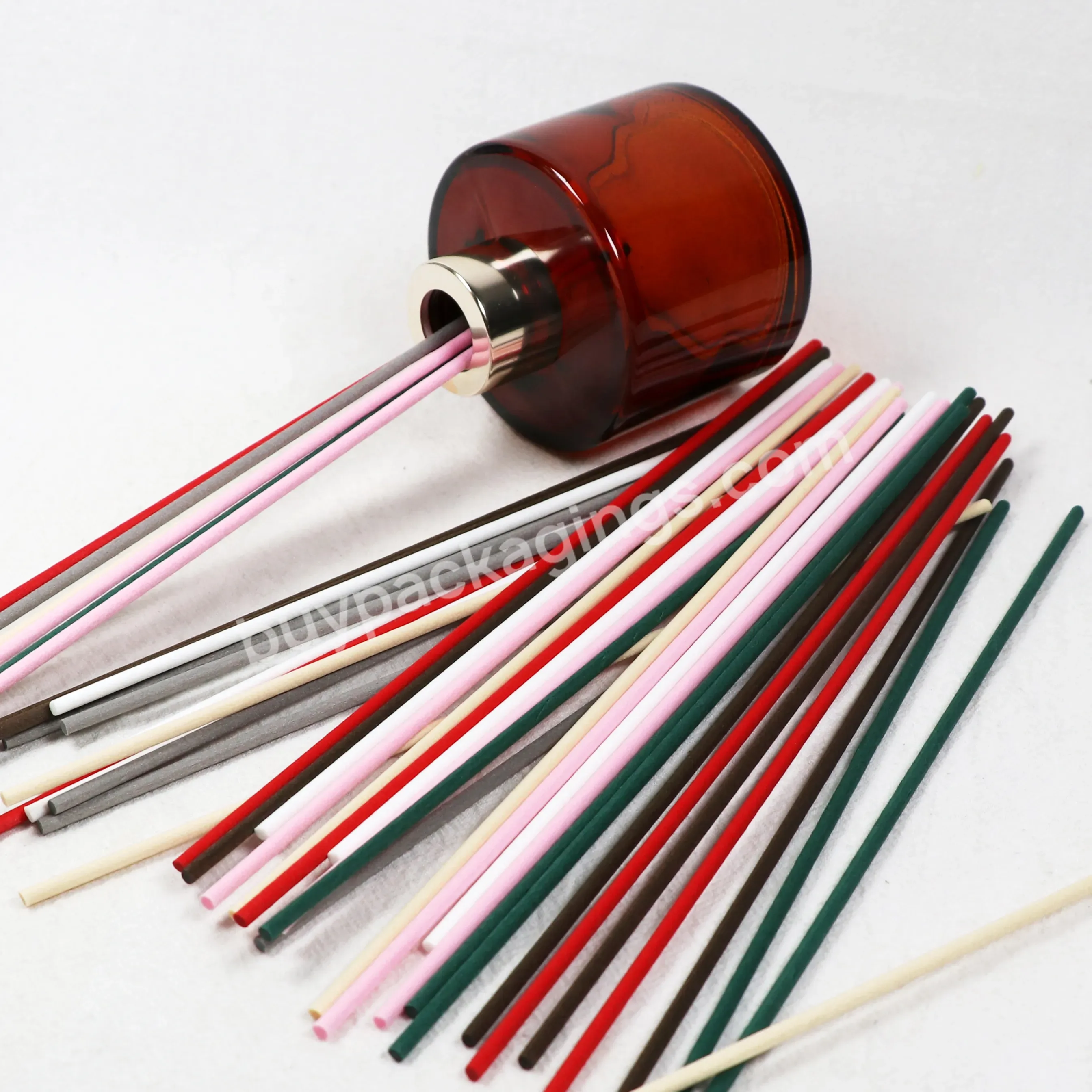 Custom 3mm 22cm Colorful Fragrance Oil Reed Diffuser Fiber Sticks