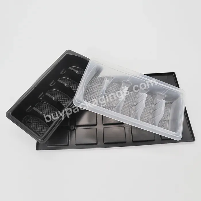 Custom 5 Cell Dumpling Packaging Disposable Pp Frozen Dumpling Tray With Lid