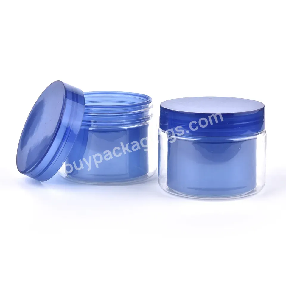 Custom 50g 2oz Pet Cosmetic Jar Sample Packaging Jar Plastic Container Cream Jar