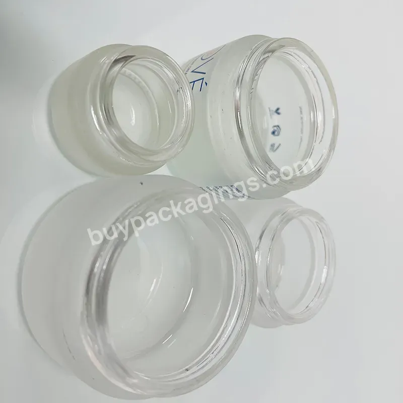 Custom 50g 50 100 120 Ml Empty Skincare Set Cream Containers Clear Hair Care Packaging Bottle And Jars