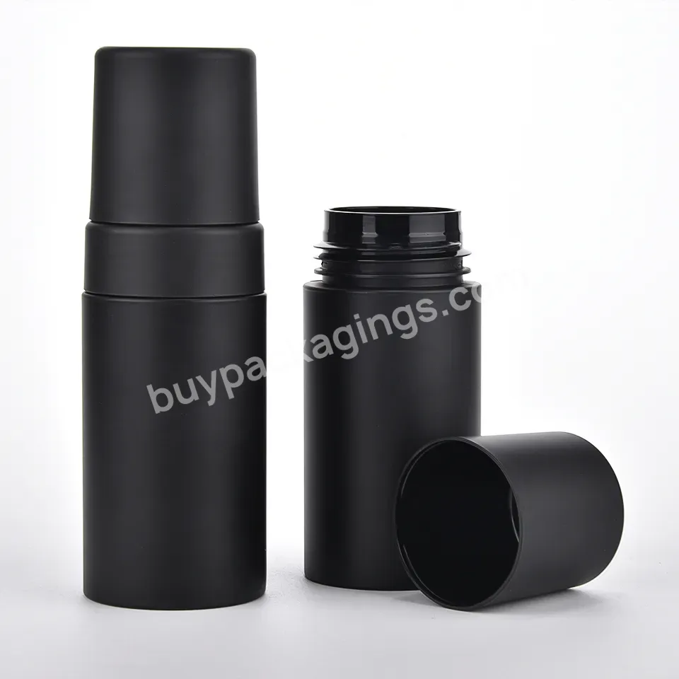 Custom 50ml 100ml 150ml 200ml 250ml Salon Packaging Black Plastic Foam Soap Cosmetic Foam Bottle