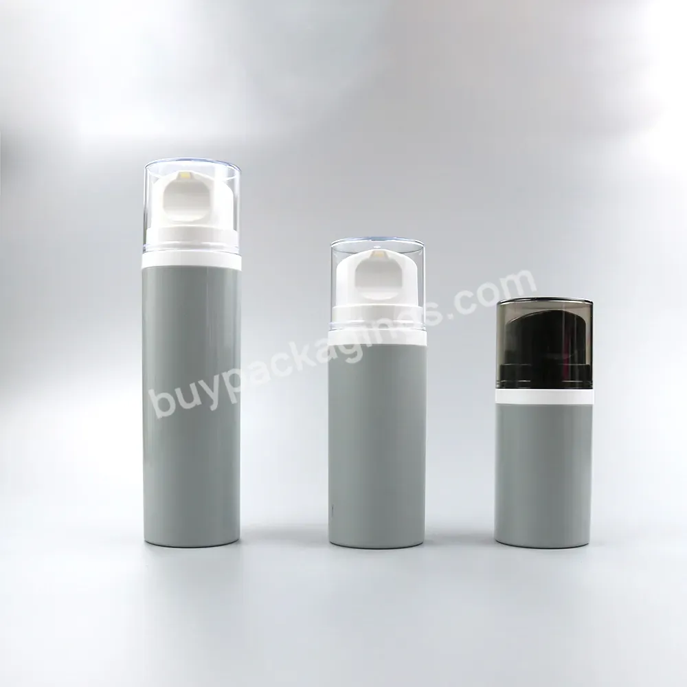 Custom 50ml 100ml 150ml 50 100 150 Ml As Plastic Packaging Container Cosmetic Lotion Serum Airless Bottle With Pump