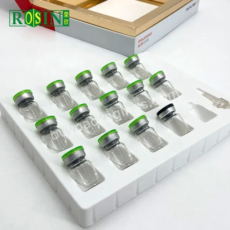 Custom 5ml 10ml 20ml Ecofriendly Transparent Blister Insert Plastic Tray For Ampoule Vial