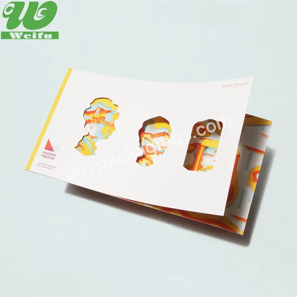 Custom 800gsm Color Paper Business Thank You Cards High Quality Holographic Printing