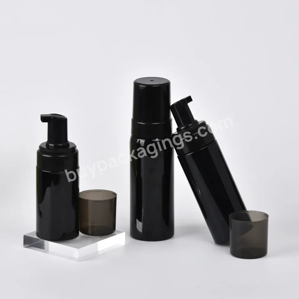 Custom 80ml 100ml 150ml Black Pet White Plastic Refill Hand Lotion Liquid Soap Bottle Foam Dispenser Pump Bottle