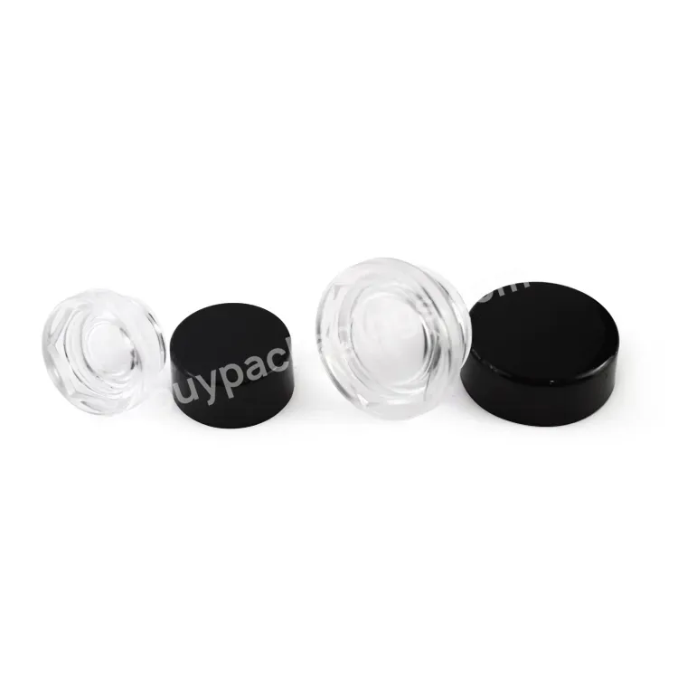 Custom 9ml Child Resistant Hex Glass Concentrate Jars With Cr Caps For Oil Concentrate Packaging