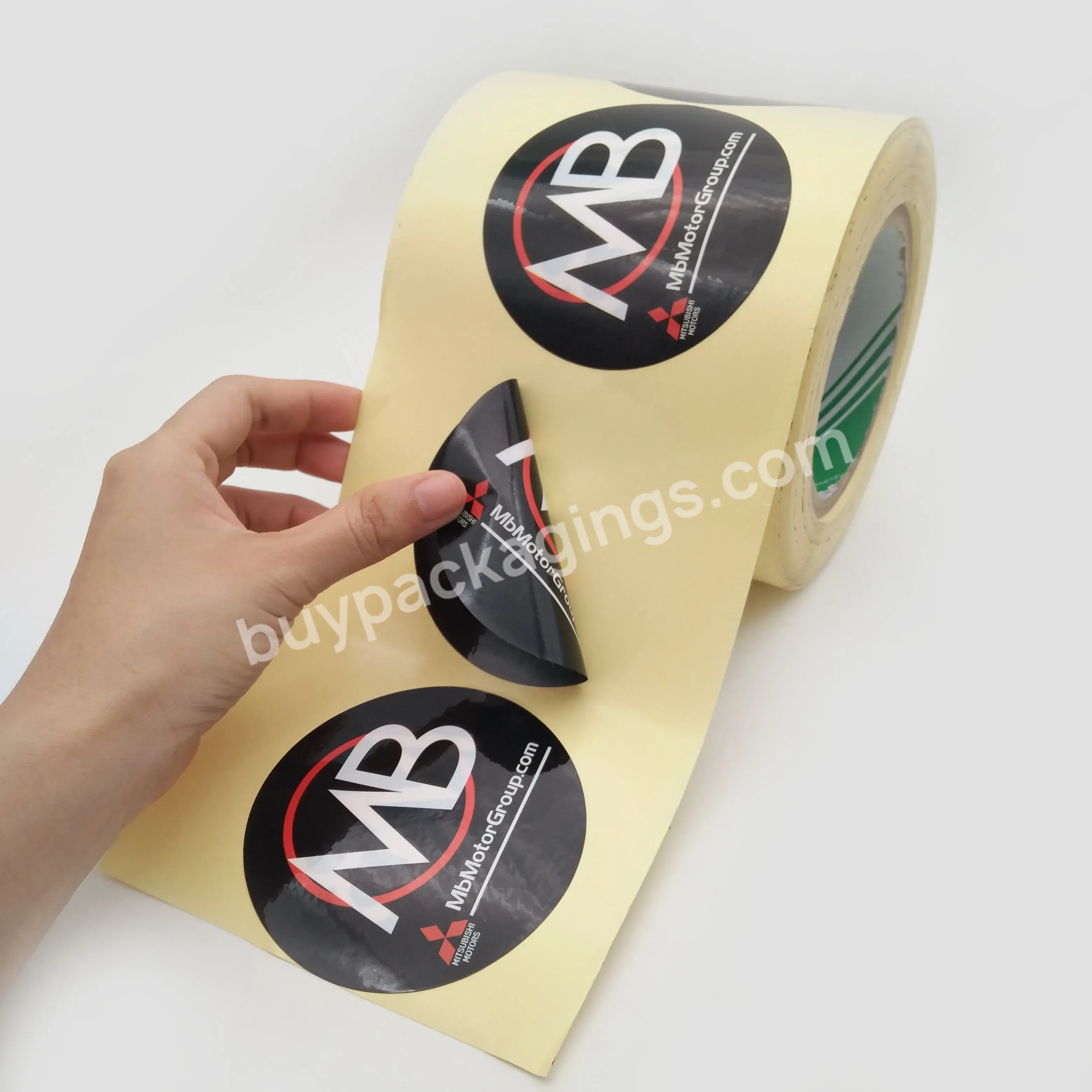 Custom Adhesive Both Sides Label Printing Double Printing Sticker