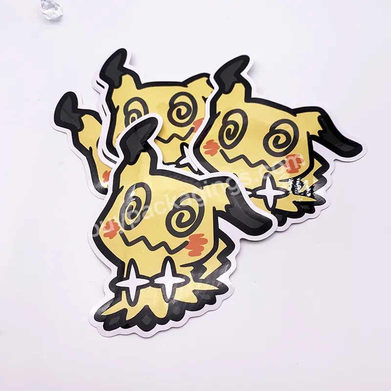 Custom Adhesive Die Cut Vinyl Waterproof Cartoon Pvc Shape Stickers Printing - Buy Die Cut Sticker,Stickers Printing,Custom Die Cut Vinyl Adhesive Waterproof Pvc Label Company Logo Design Cartoon Stickers Printing.