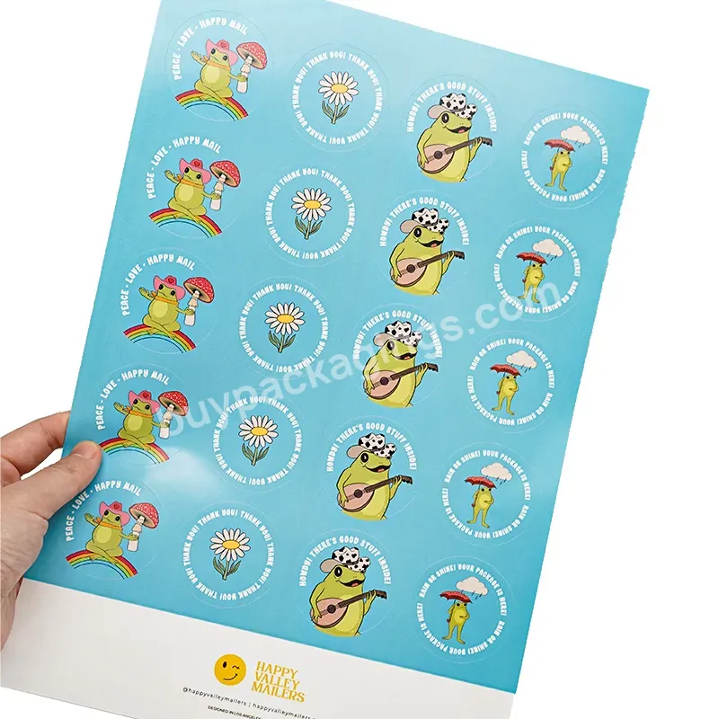 Custom Adhesive Foil Planner Sticker Sheet,A4 A5 Gold Foil Kiss Cut Sticker Sheet Printing