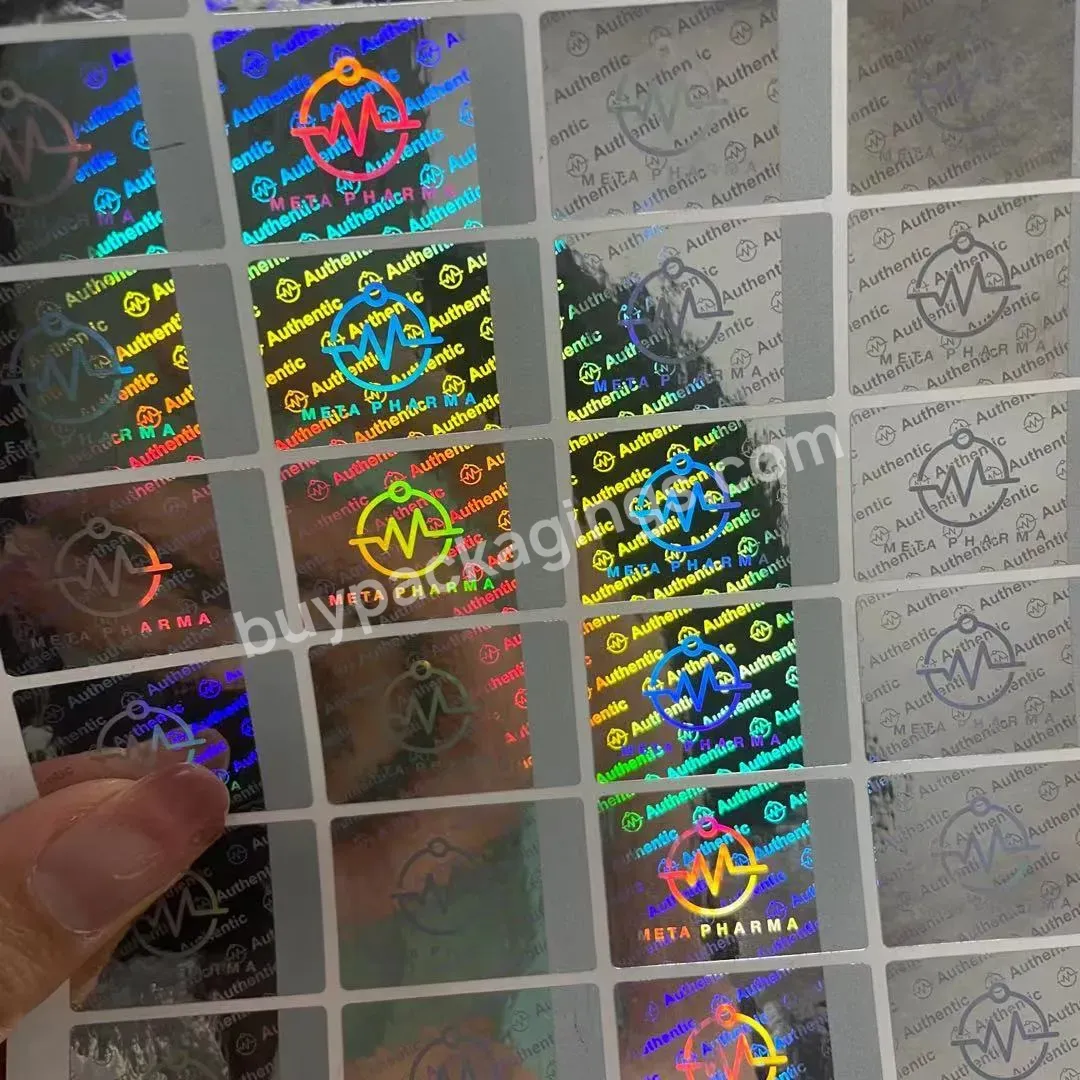 Custom Adhesive Security Scratch Hologram Stickers With 3d Hologram Effects