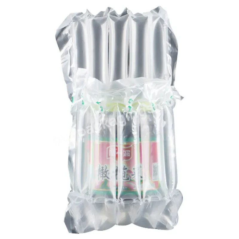 Custom Air Column Bag Protective Package Inflatable Wrapping Bubble Bag For Laptop Wine Packaging