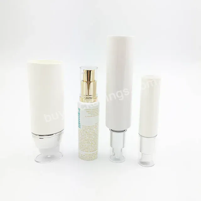 Custom Airless Cream Pump Pe Cosmetic Packaging Tube Different Sizes 30ml 50ml 60ml 100ml 120ml Manufacturer/wholesale