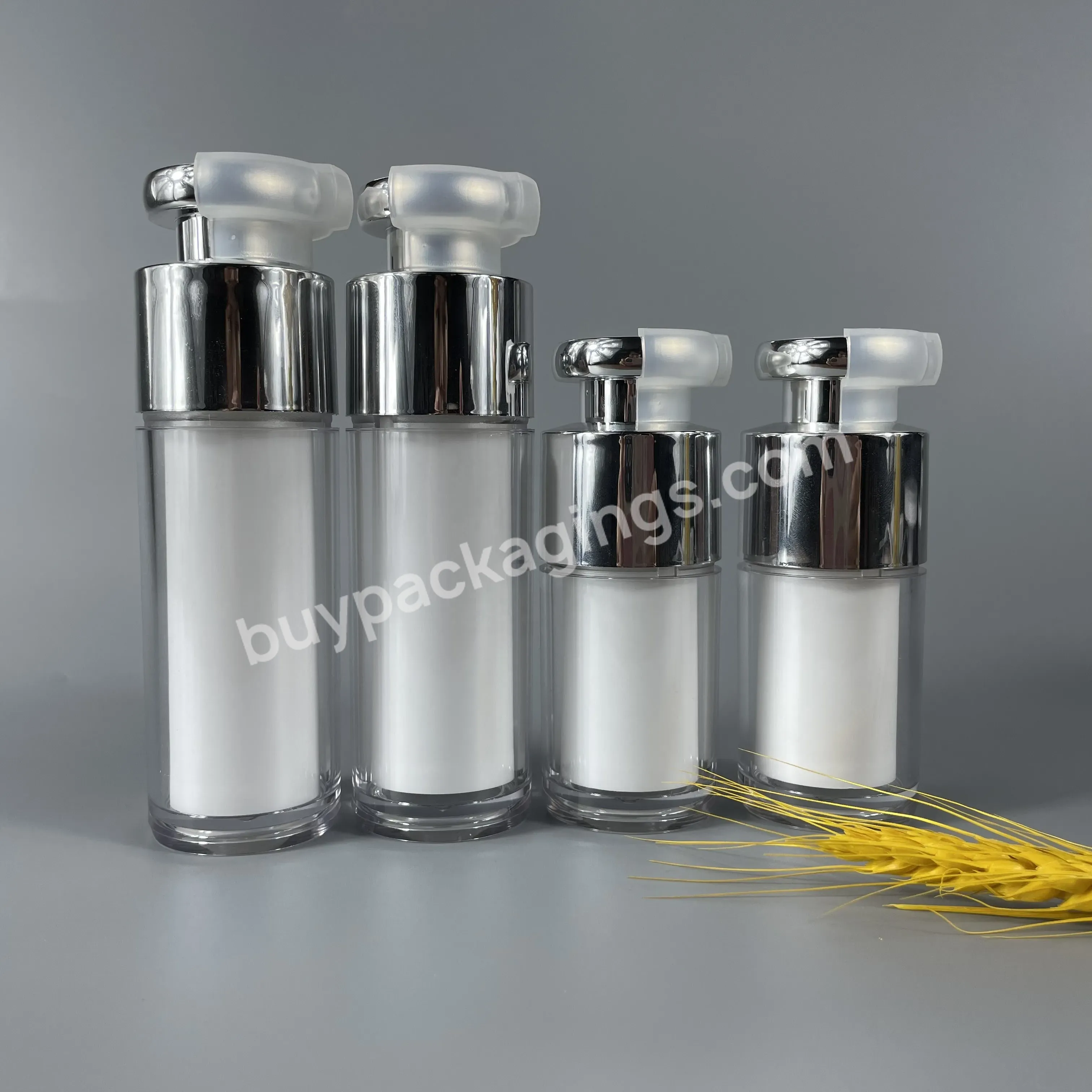 Custom Airless Pump Lotion Bottle Cosmetic Plastic Airless Bottle