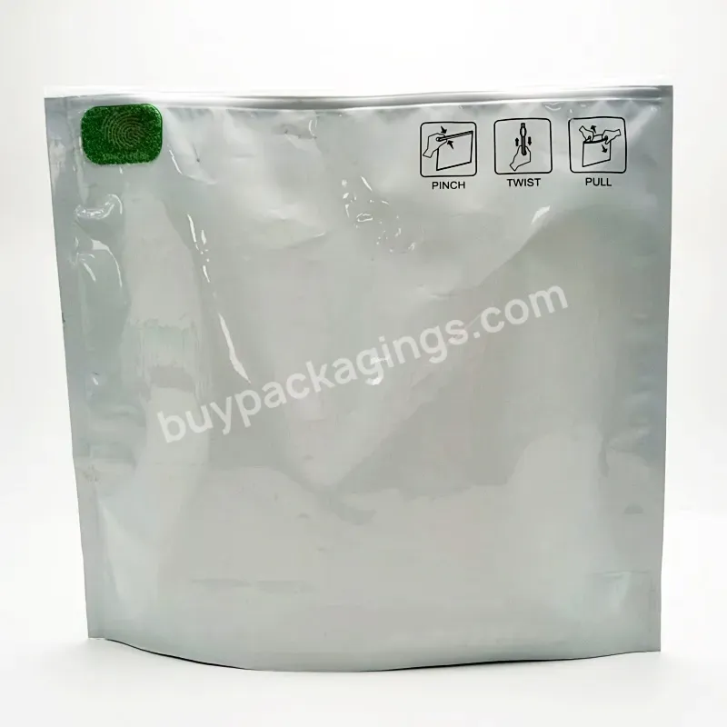 Custom Aluminum Foil Plastic Zip Food Packaging Resealable Double Zipper Mylar Bags Child Resistant Stand Up Barrier Pouch
