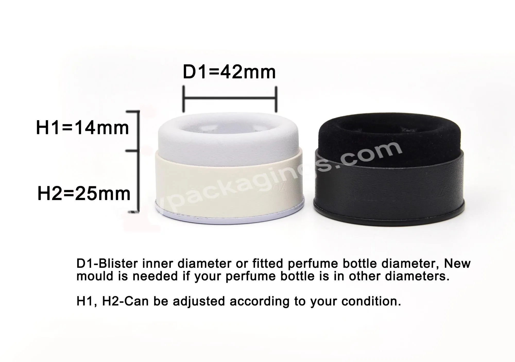 Custom Awesome Perfume Bottle Packaging Paper Tube for Fragrance Display