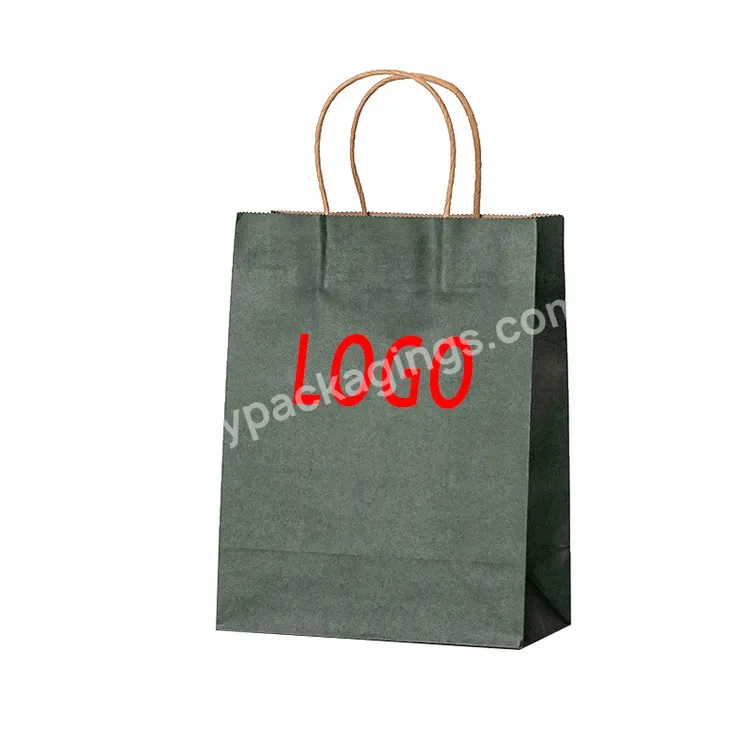 Custom Bag Kraft Paper,Washable Kraft Paper Shopping Bag,Kraft Brown Paper Bags With Handles