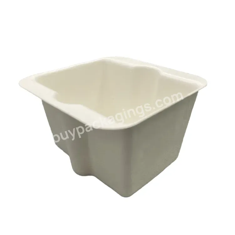 Custom Bagasse Fiber Molded Packaging Cosmetic Pack Inner Tray Pulp Insert - Buy Molded Paper Pulp Packing Inner Tray,Paper Pulp Tray,Molded Fiber Tray.