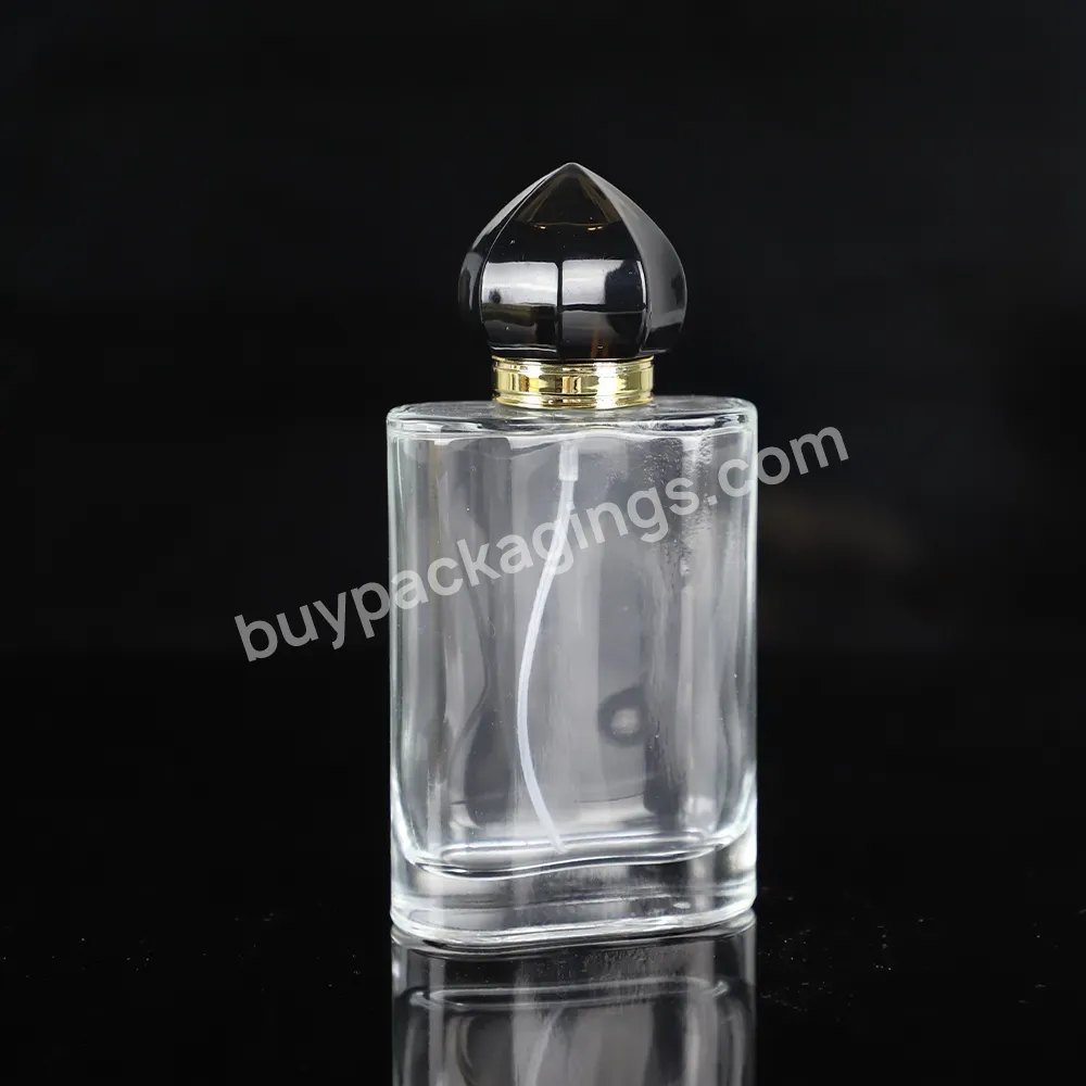 Custom Beautiful Vintage Personal Transparent Refill Empty 30ml 50 Ml Atomiseur De Parfum Spray Glass Perfume Bottle With Pump