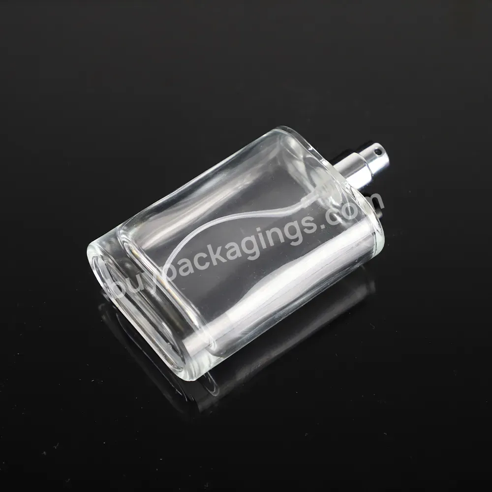 Custom Beautiful Vintage Personal Transparent Refill Empty 30ml 50 Ml Atomiseur De Parfum Spray Glass Perfume Bottle With Pump