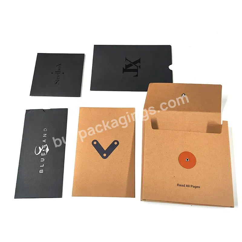 Custom Beauty Luxury Gift Packaging Silk Scarf Paper Envelope Corrugated Mailer Shipping Envelope