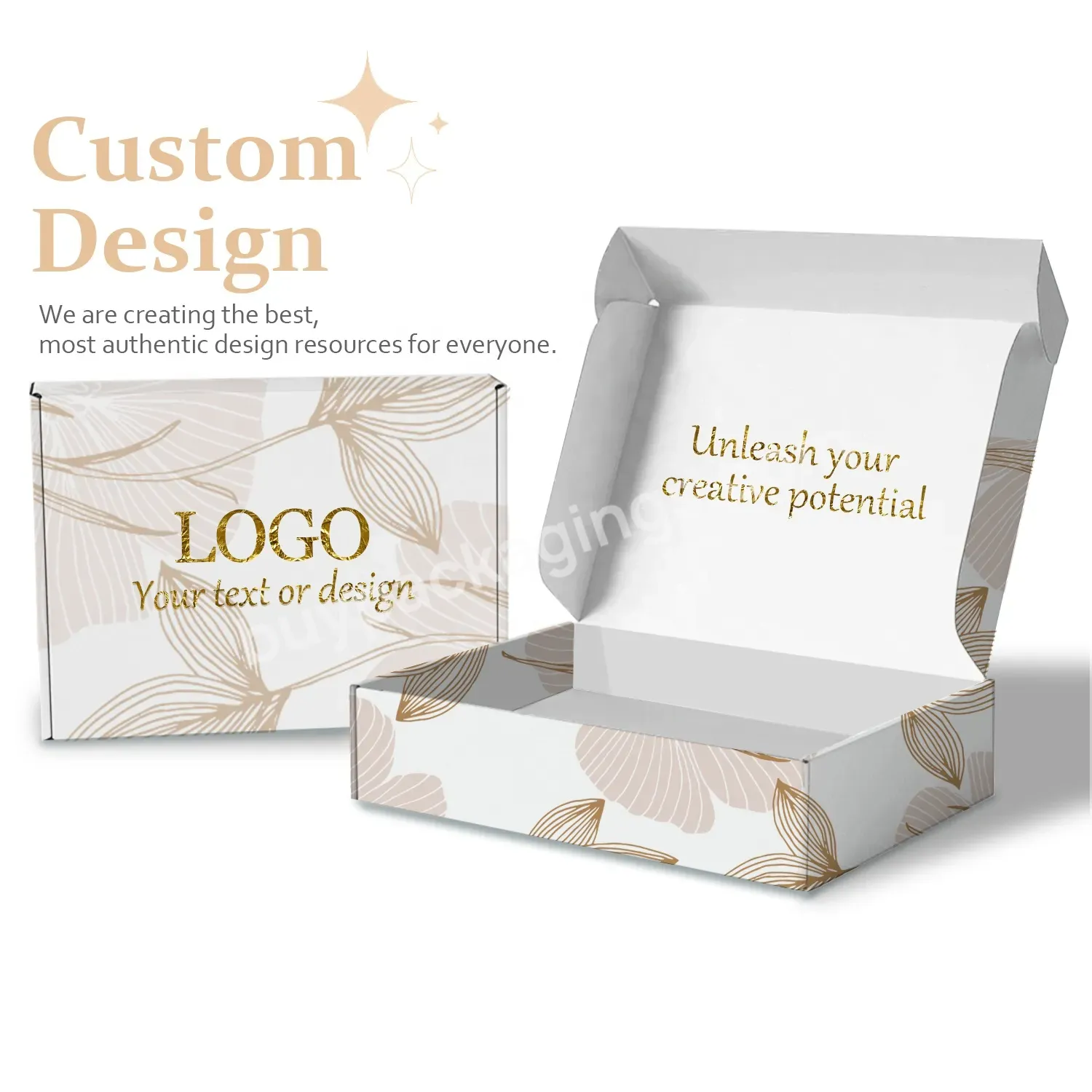 Custom Best Price Good Quality Color Printed Clothes Underwear Mailing Package Box