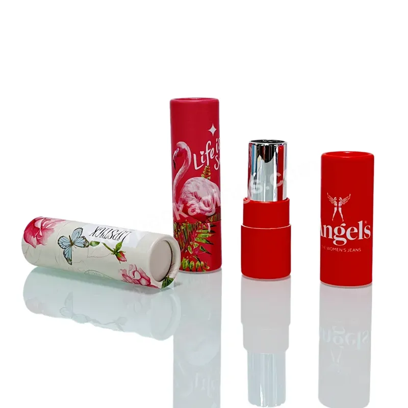 Custom Biodegradable Cosmetic Containers Deodorant/lipstick/lip Balm Container Paper Tube