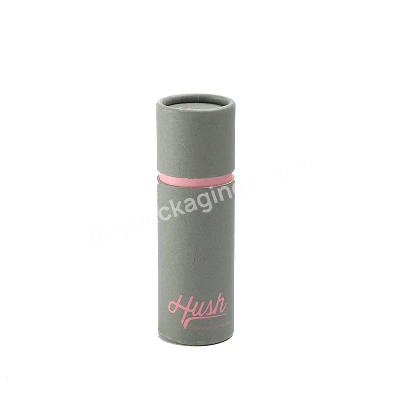 Custom Biodegradable Cylinder Paper Tube Cosmetic Packaging Kraft Paper Core Tube Round Cardboard Boxes