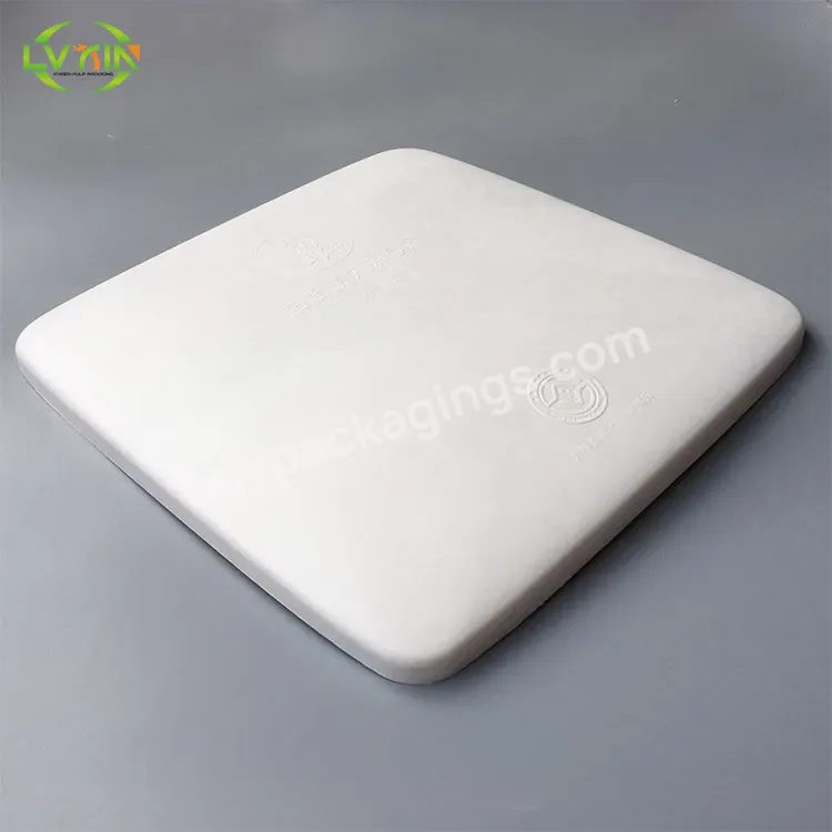 Custom Biodegradable Eco Friendly Paper Pulp Box,Sugarcane Bagasse Pulp Case Packaging Box