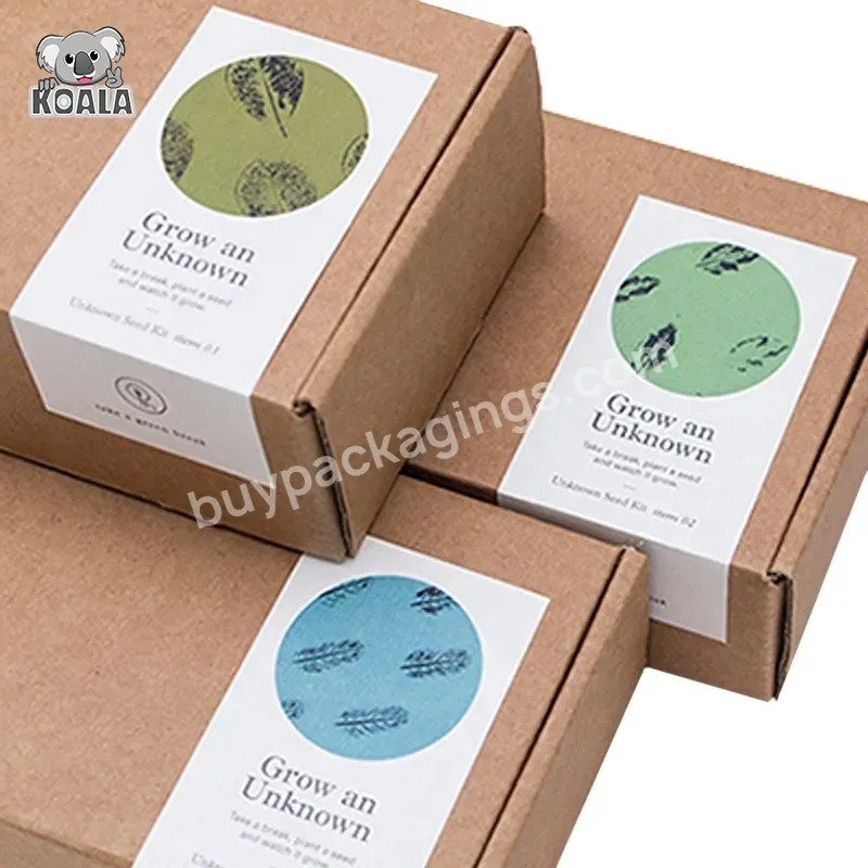 Custom Biodegradable Environmental Eco Friendly Best Price Good Quality High End Cardboard Kraft Paper Box Packaging