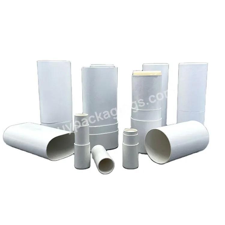 Custom Biodegradable Reusable Roll On Cardboard Empty Deodorant Packaging Paper Tube With Private Label