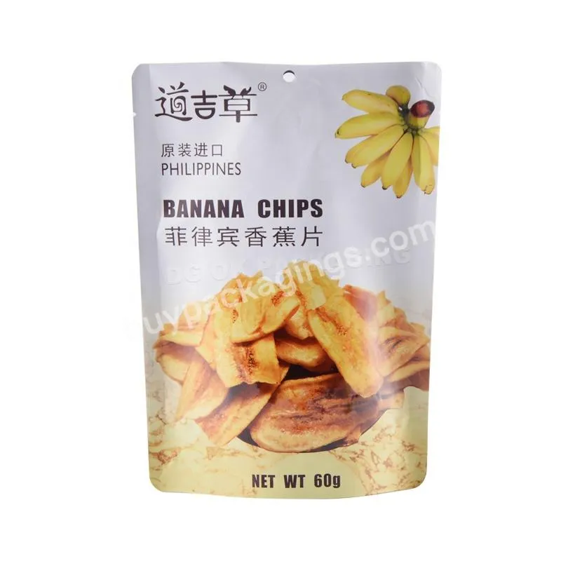 Custom Biodegradable Stand Up Zipper Pouch Treat Bags With Vinyl Zipper Pouch Plastic With Handle Nuts Food Packaging Bag