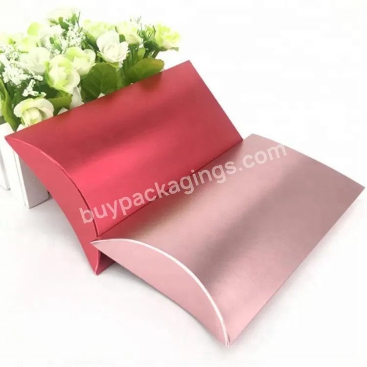 Custom Black Pillow Shape Gift Box for Clothing