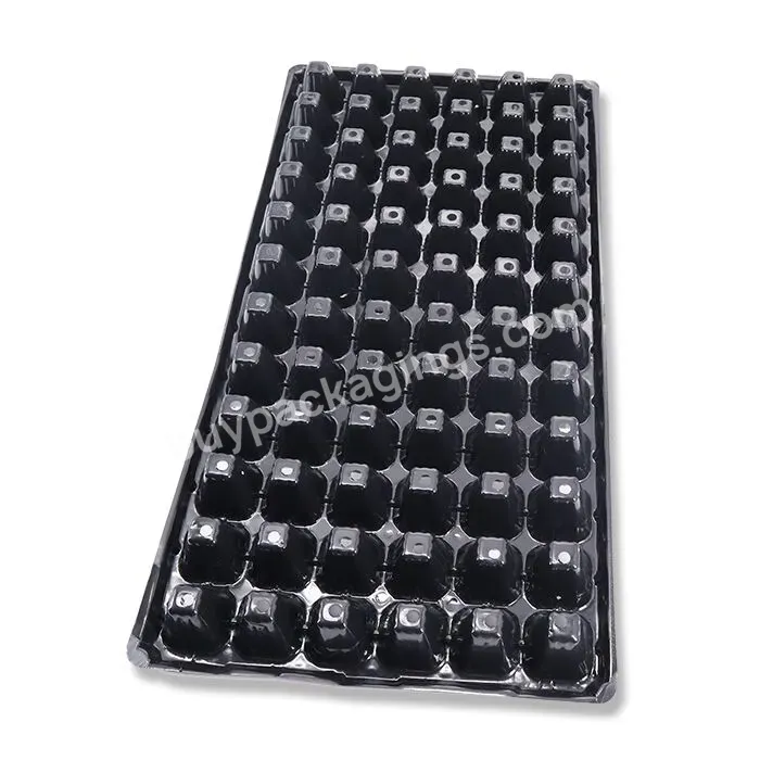 Custom Black Plastic Pet Pvc Microgreen Hydroponic Seed Starter Tray Biodegradable Seed Sprouter Tray